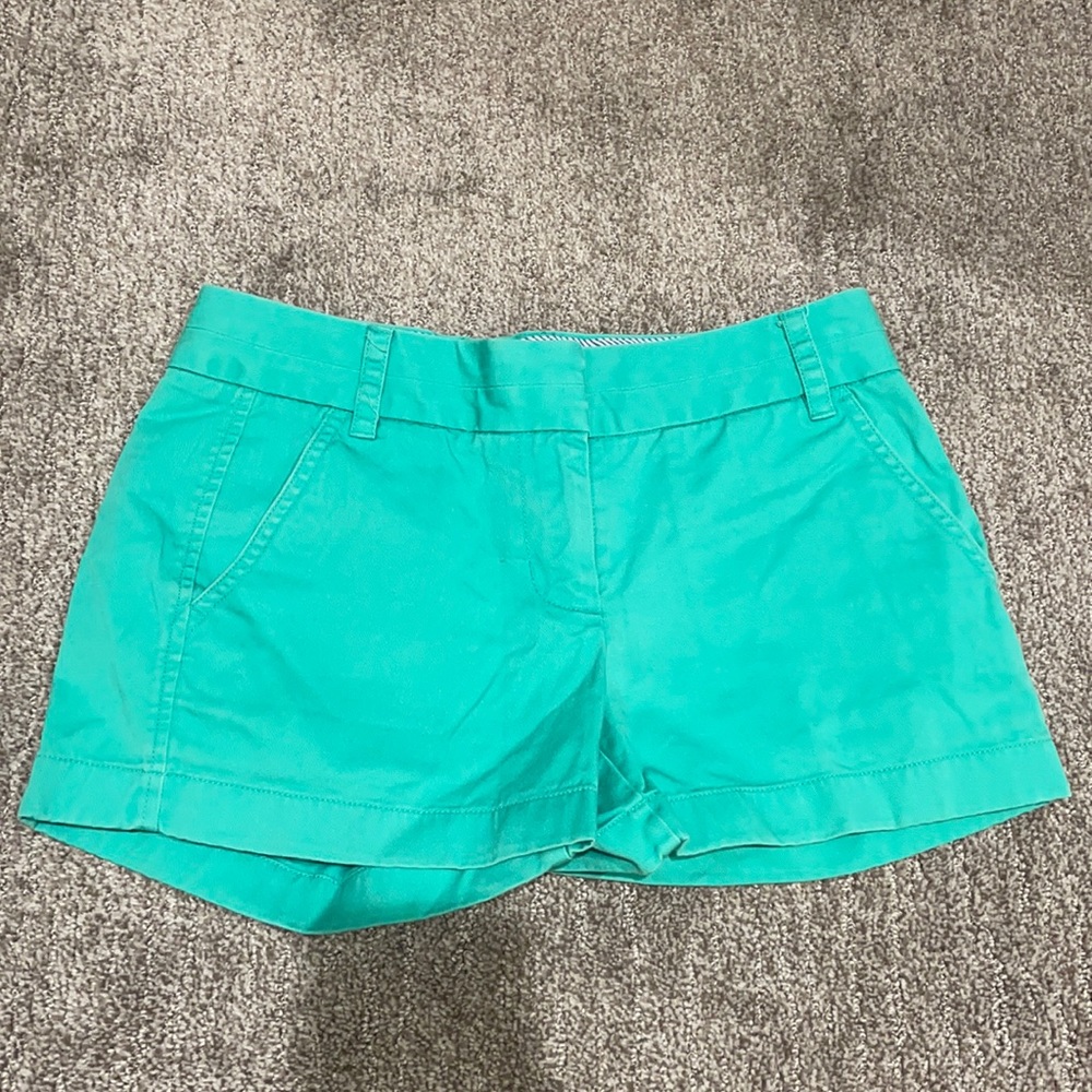J. Crew Aqua Shorts
